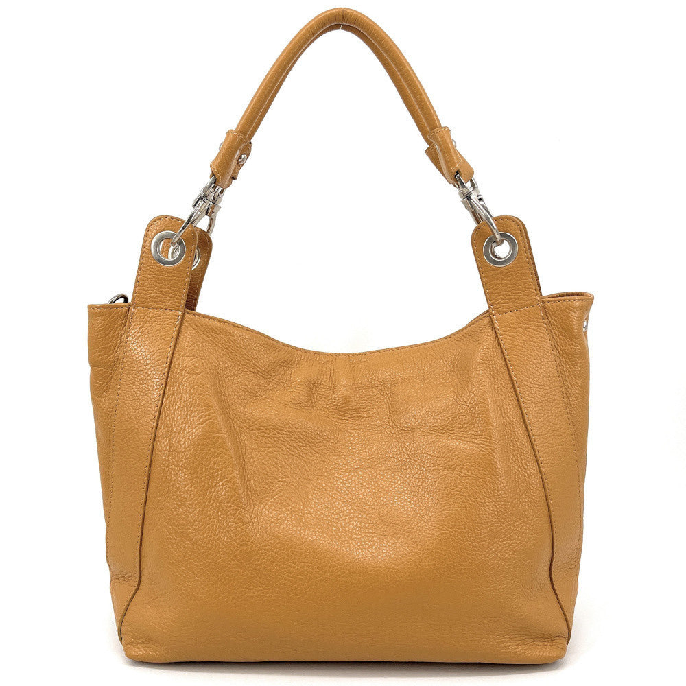 Sac cabas en cuir grainé PARIS Camel