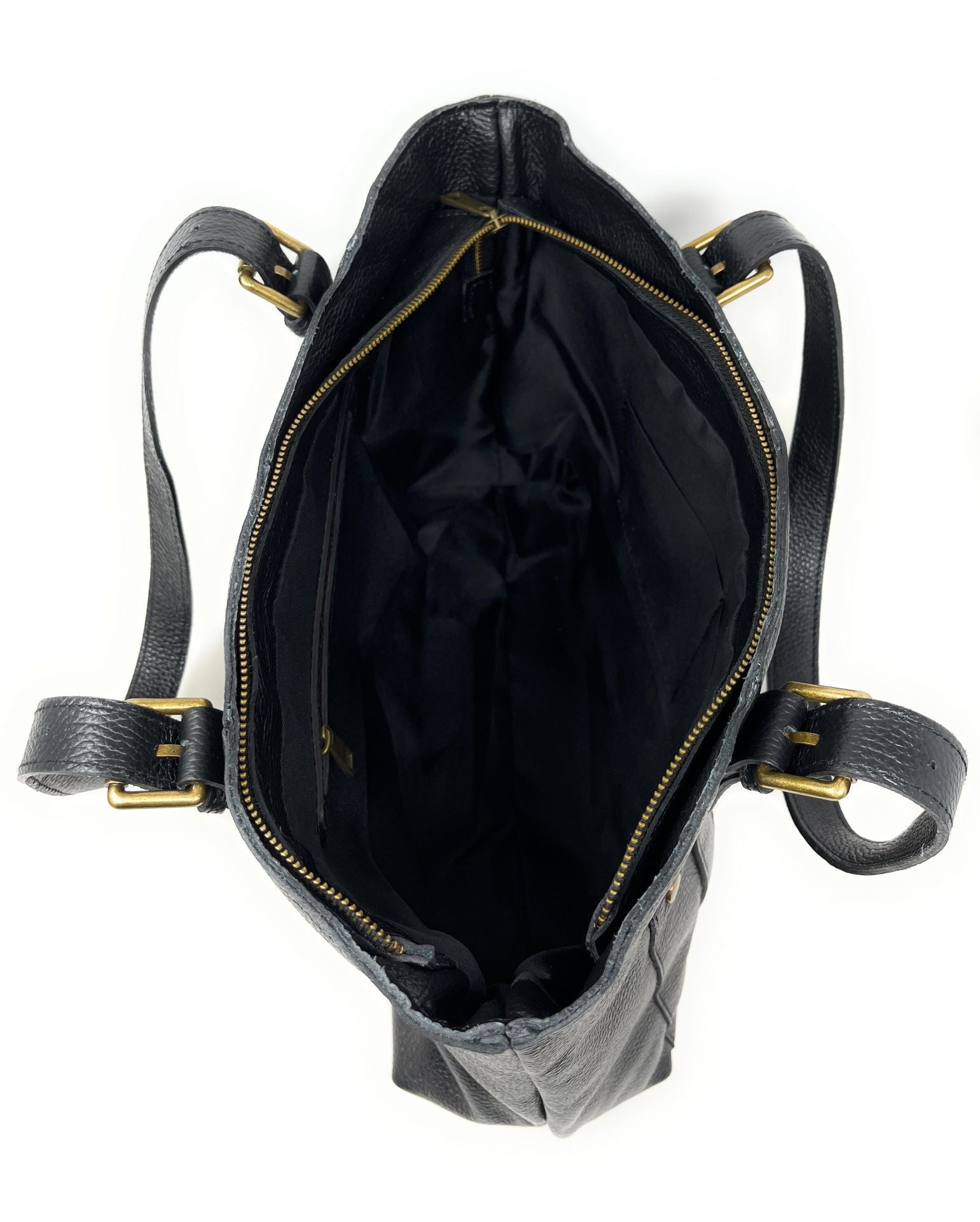 Sac cabas en cuir grainé TOKYO Noir
