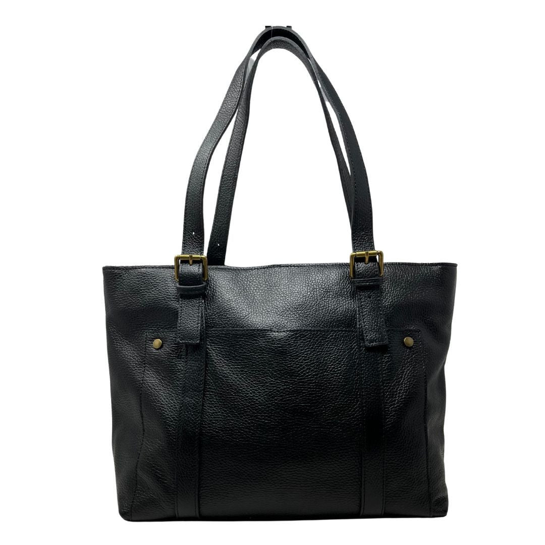 Sac cabas en cuir grainé TOKYO Noir
