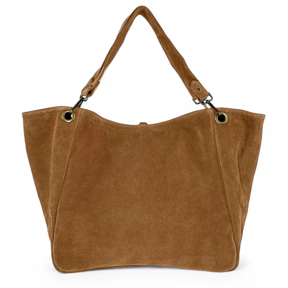 Sac cabas en croûte de cuir WOODLAND M81 Camel