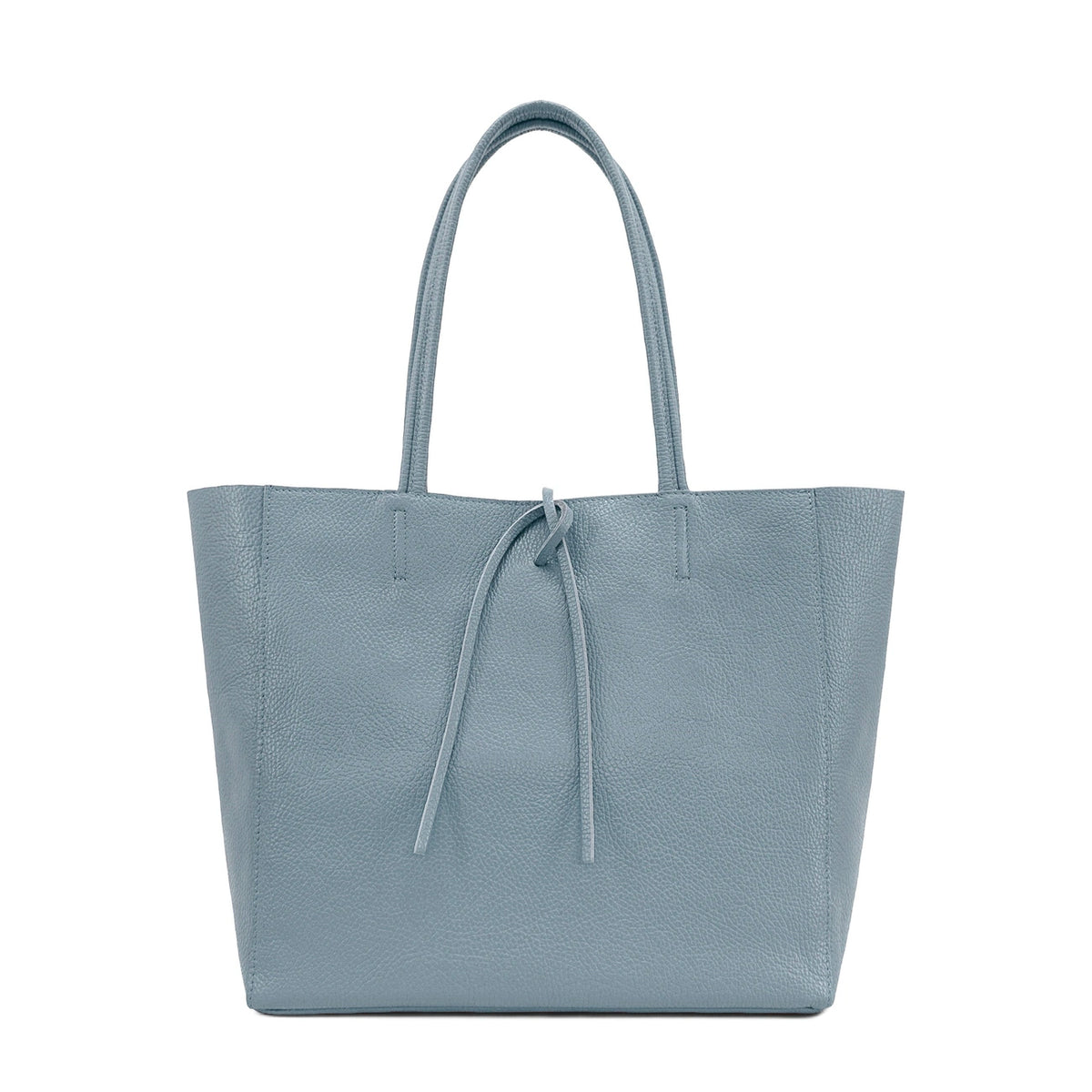 Bolso tote de piel granulada HOBART Topo