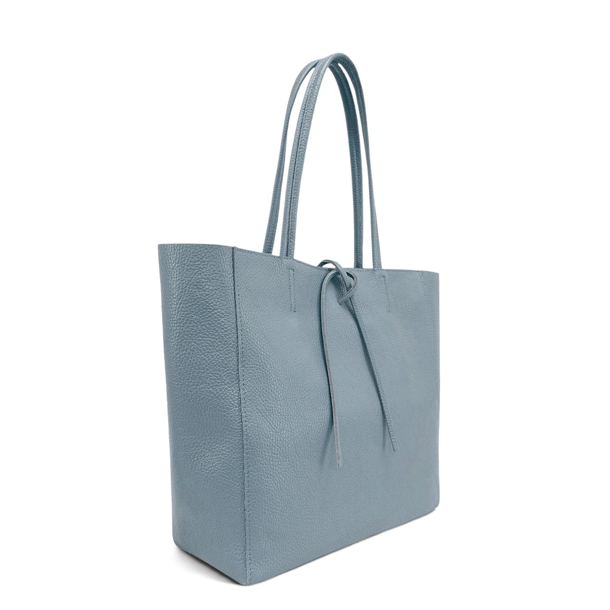 Bolso tote de piel granulada HOBART Topo