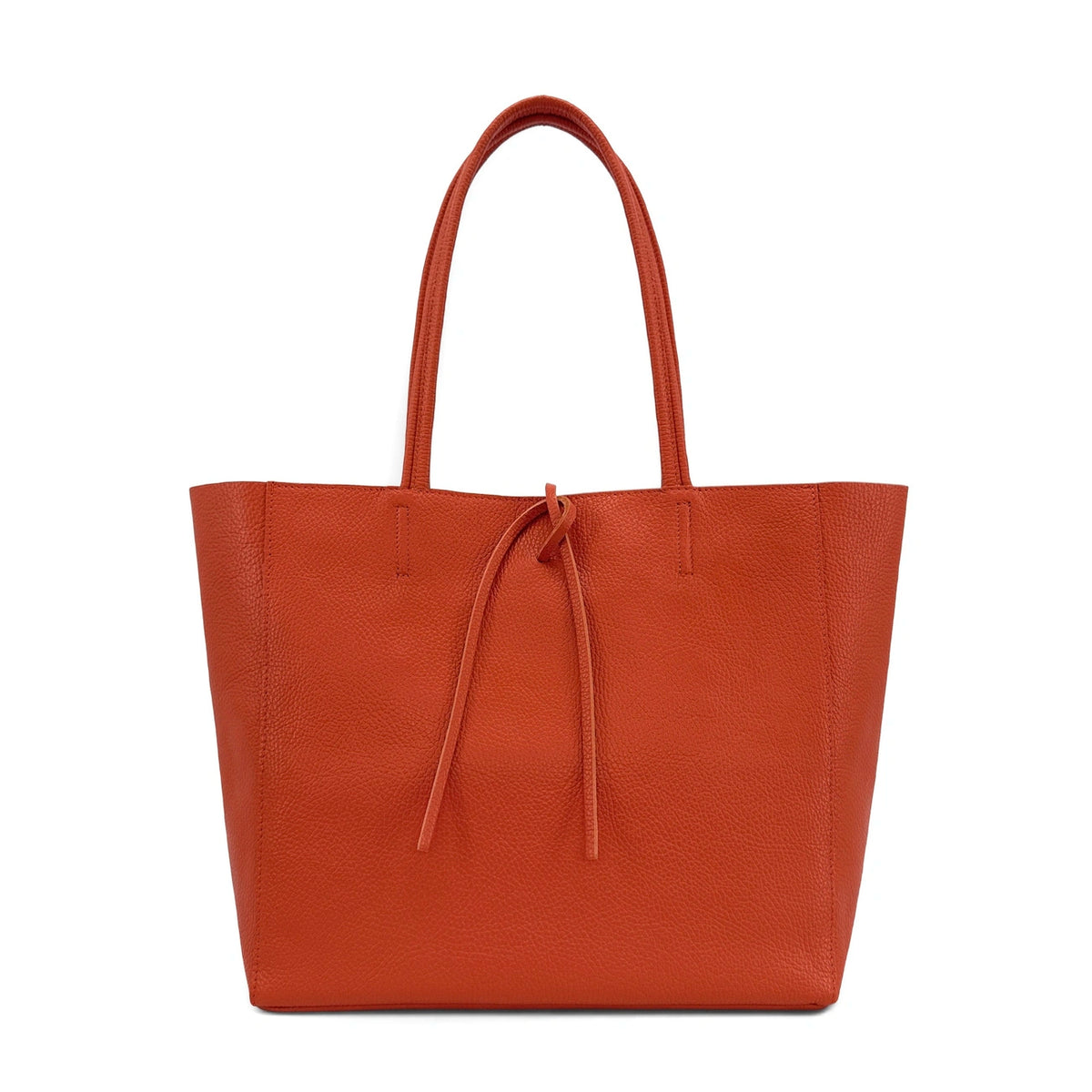 Shopper van generfd leer HOBART Taupe