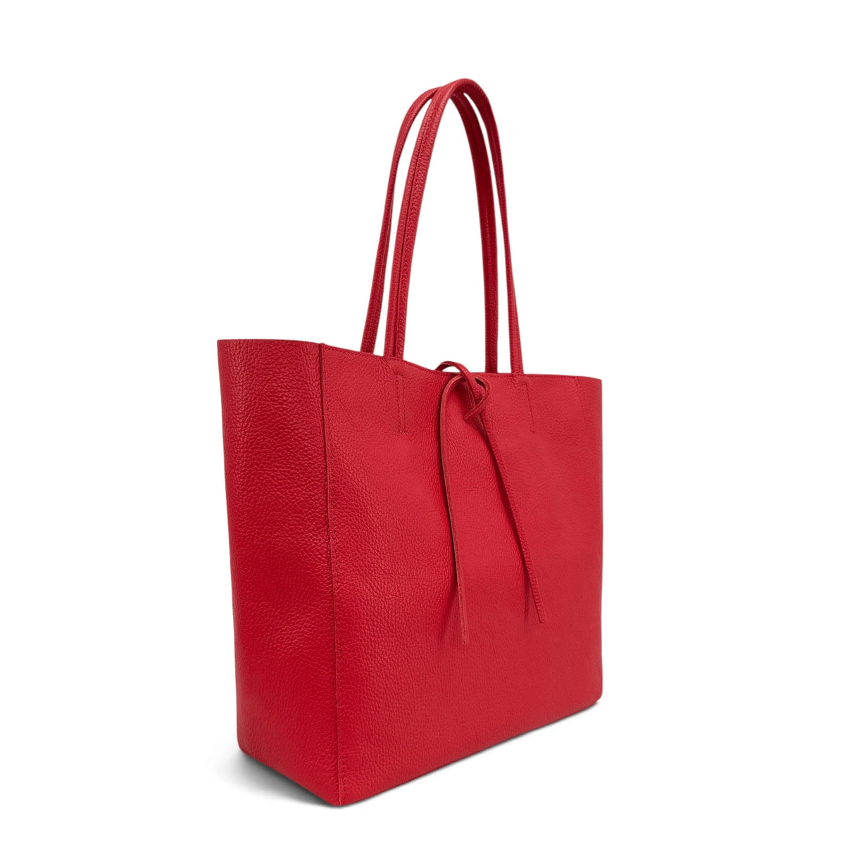 Borsa shopper in pelle martellata HOBART Tortora