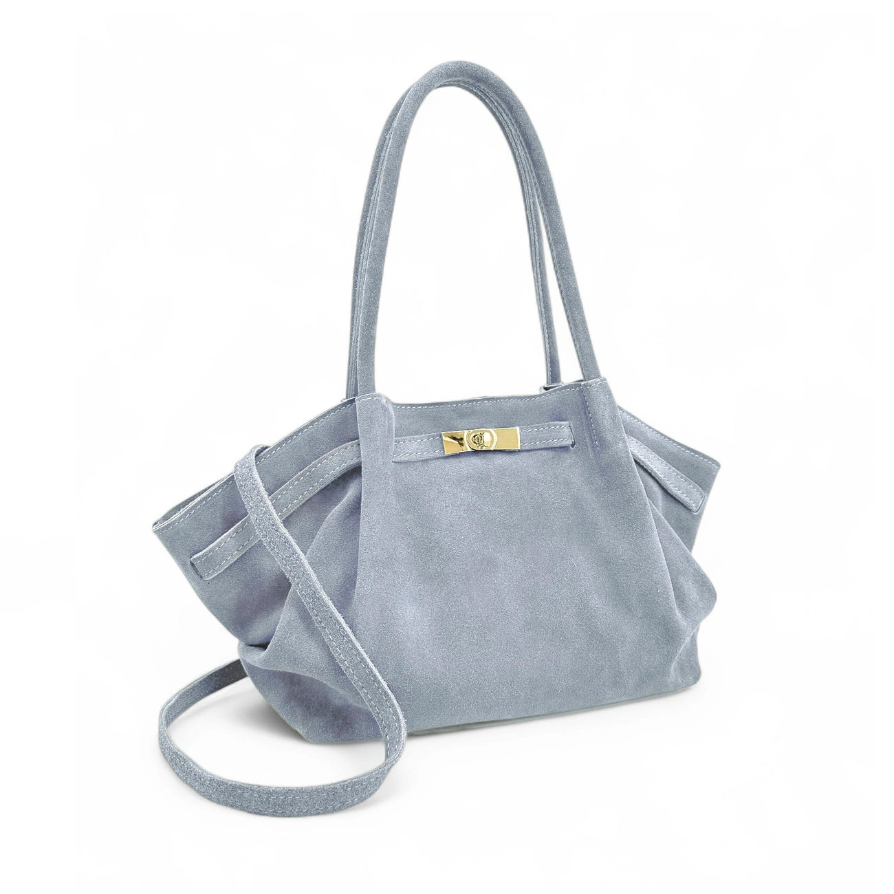 Borsa cabas Daim perde ALANA Blue pastello