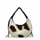 Borsa cabas in pelle italiana e tela BALI Noir