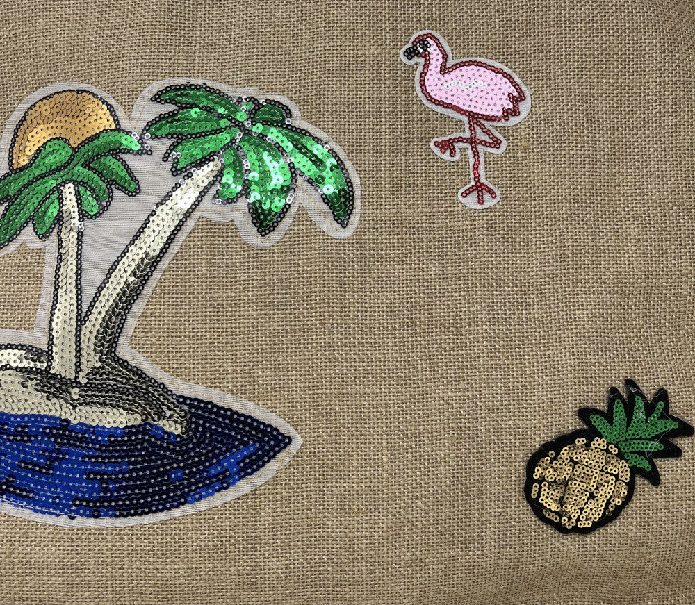 Sac de plage en toile de jute ATOLL ARI Naturel