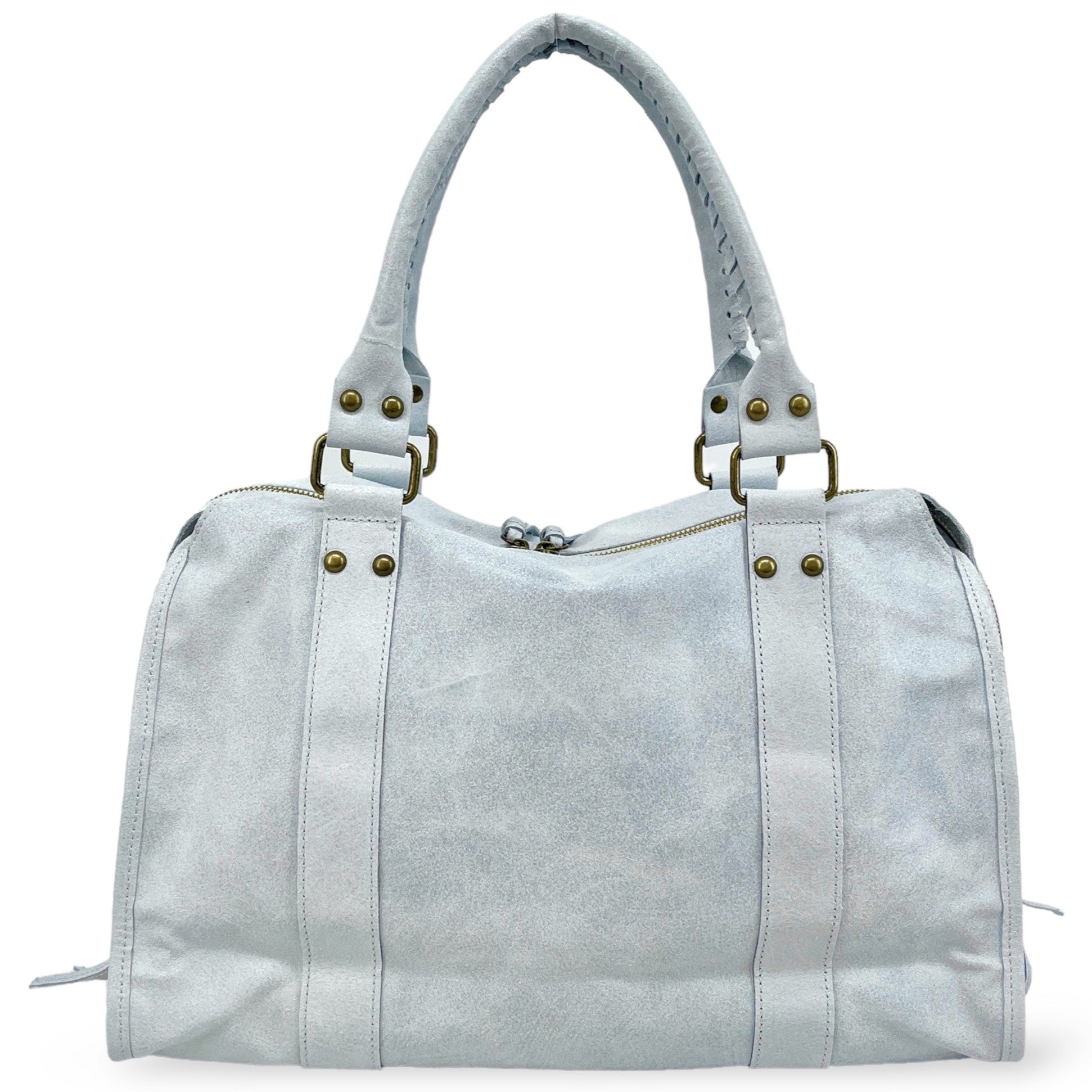 Sac de rentrée en cuir brossé SANDSTORM Blanc Blanc nuage