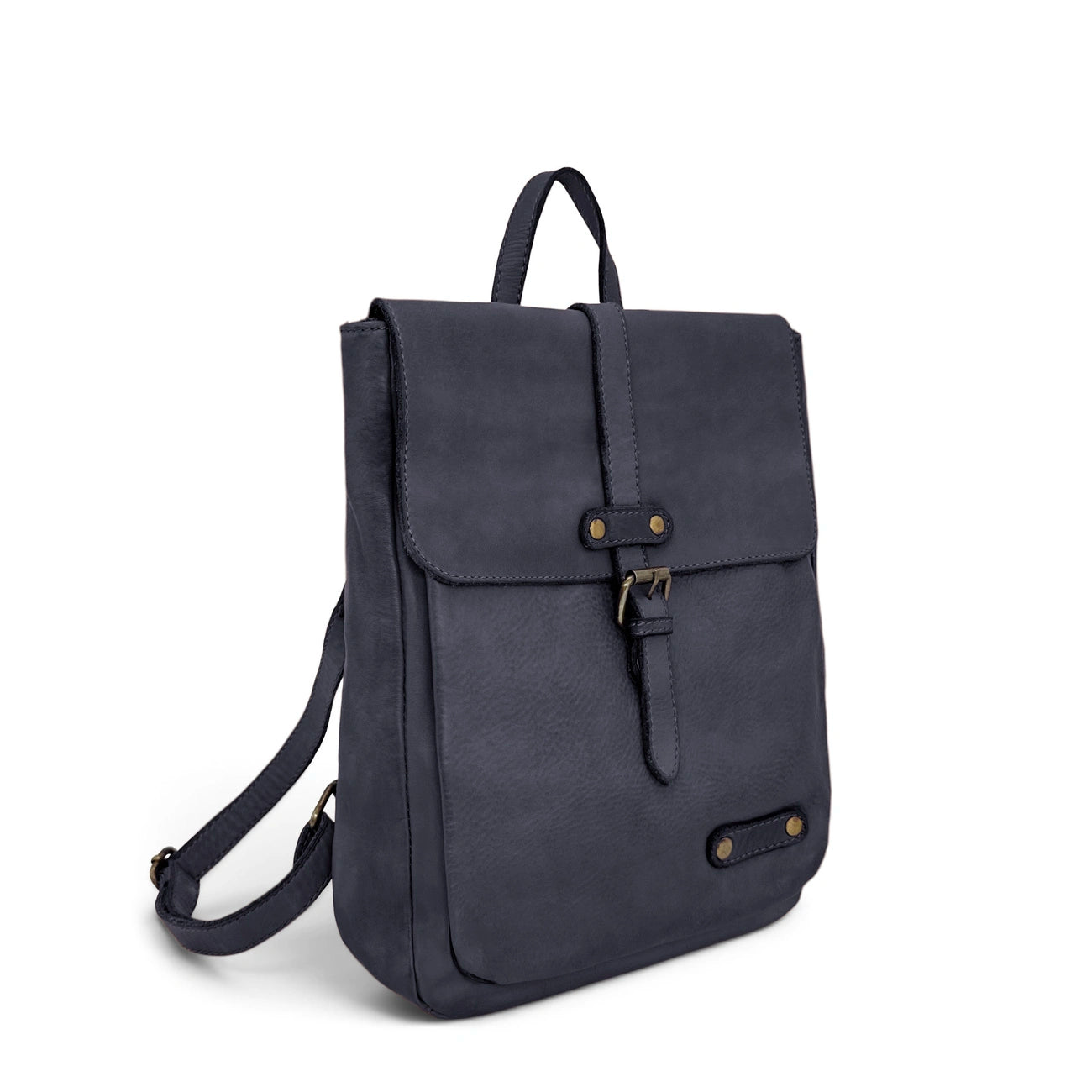 Mixed bags | Grand leather backpack vintage SMITH (Mr. & mrs.) Navy blue