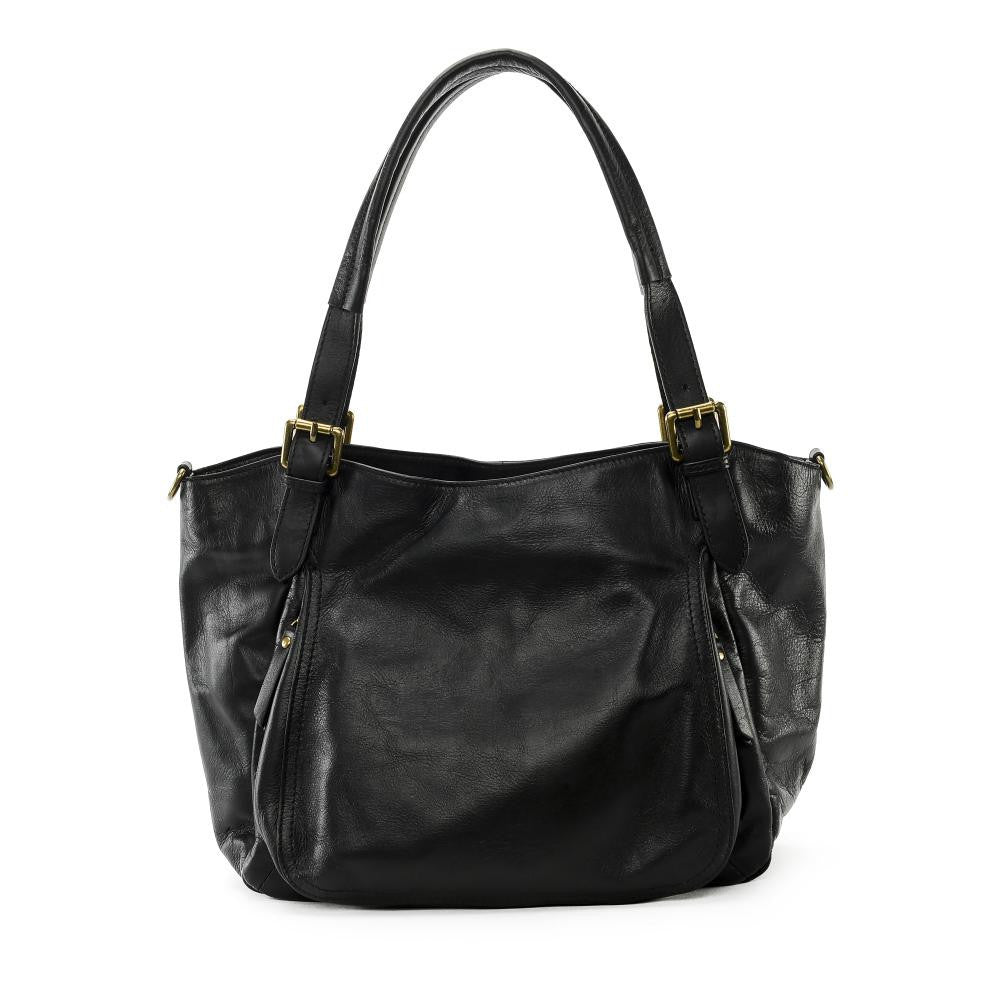 Sac en cuir lisse ELTON Noir
