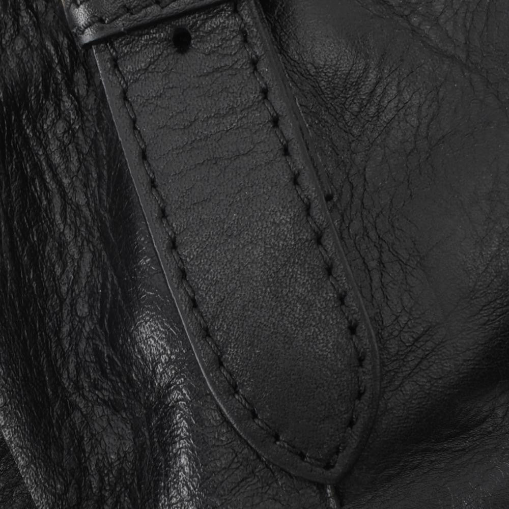Sac en cuir lisse ELTON Noir