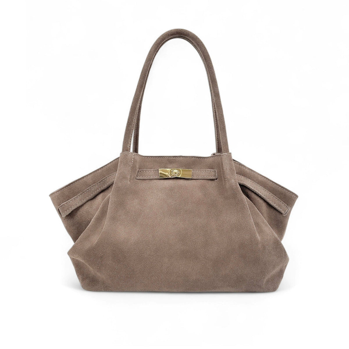 Bolso shopper loose de ante ALANA Gris topo