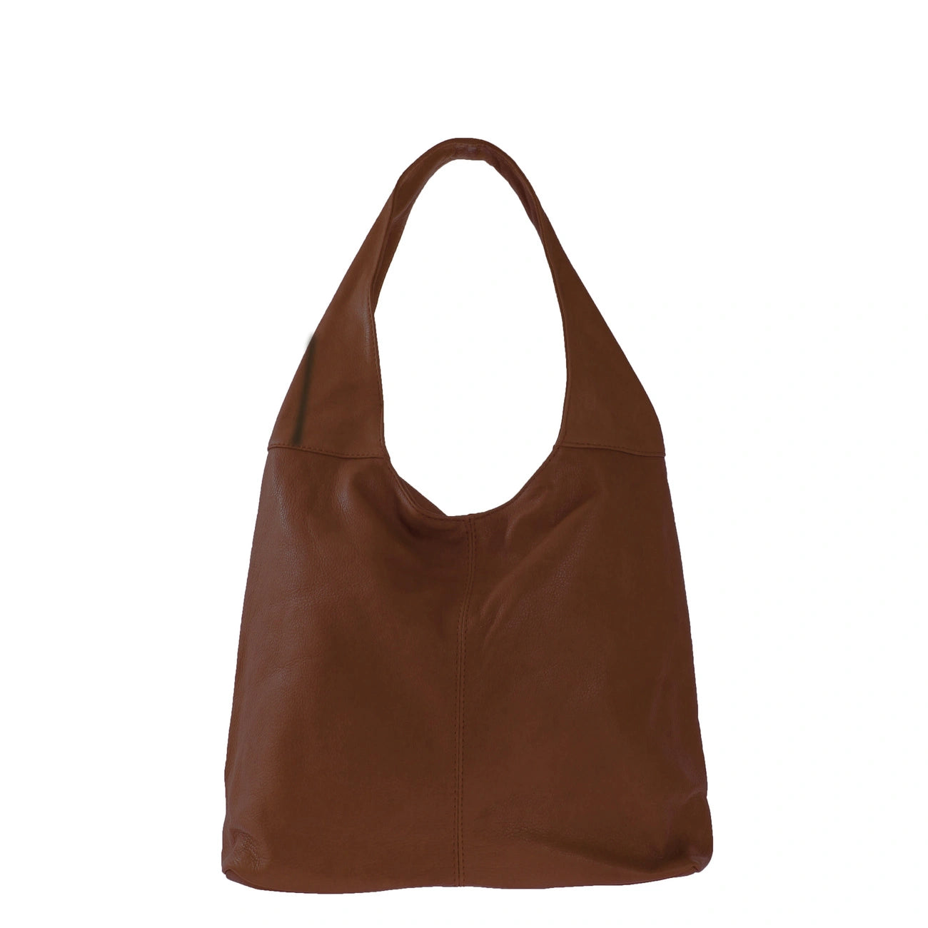 Bag HOBO smooth leather NEW AGE Chocolate