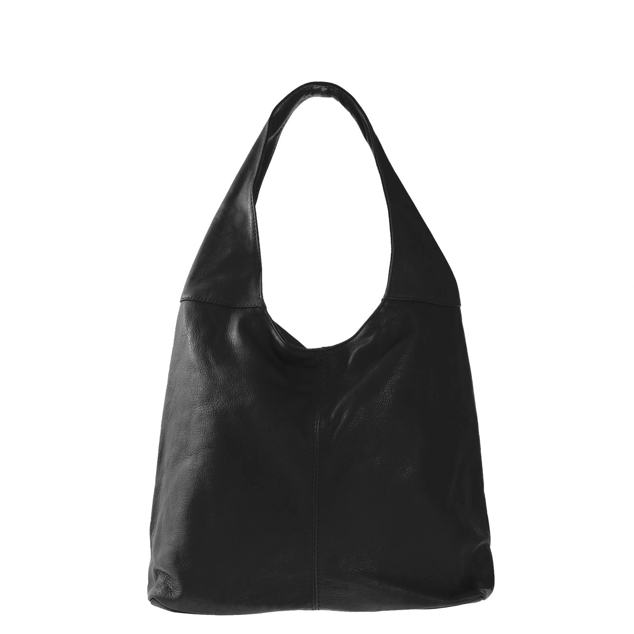 Bag HOBO smooth leather NEW AGE Noir