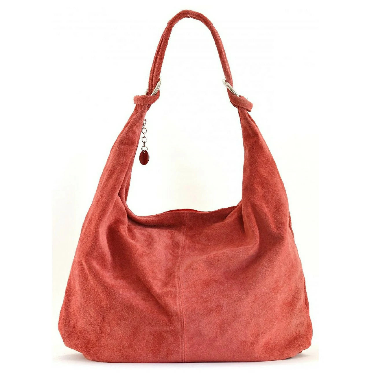 Bag main suede LOVE Rose coral