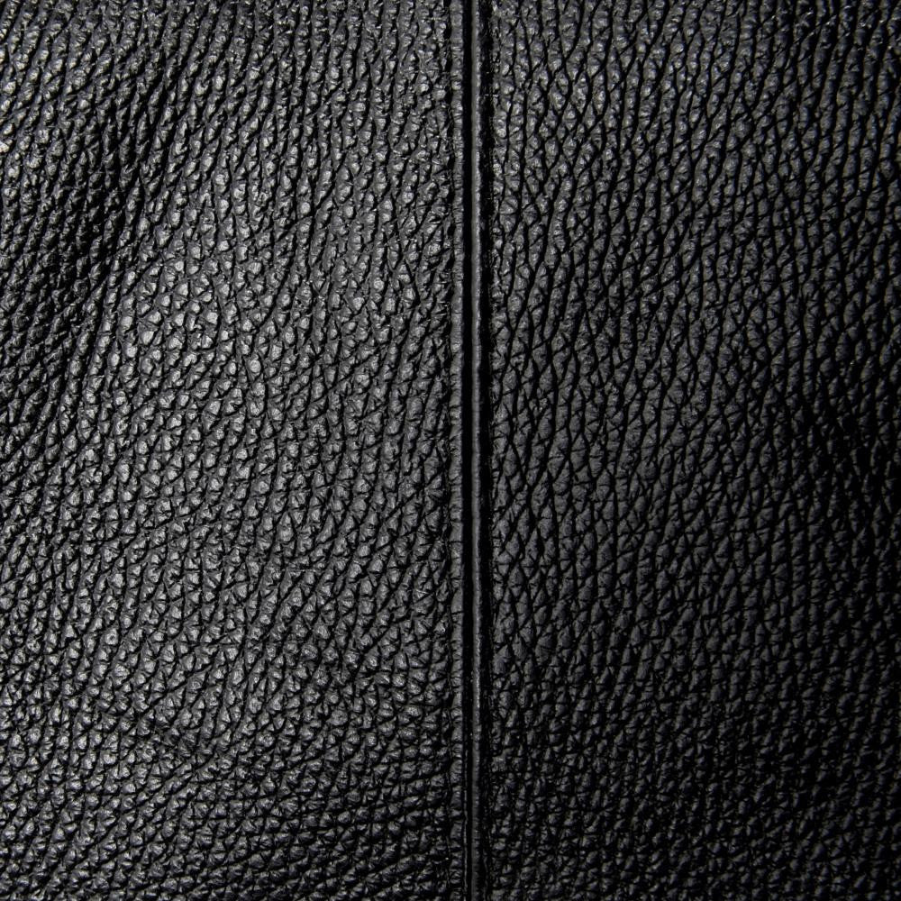 Sac HOBO en cuir grainé ELLEN Noir