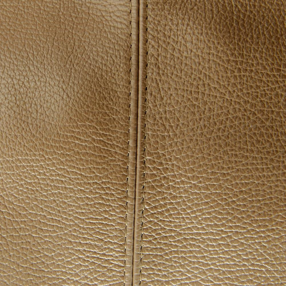 Sac HOBO en cuir grainé ELLEN Taupe foncé