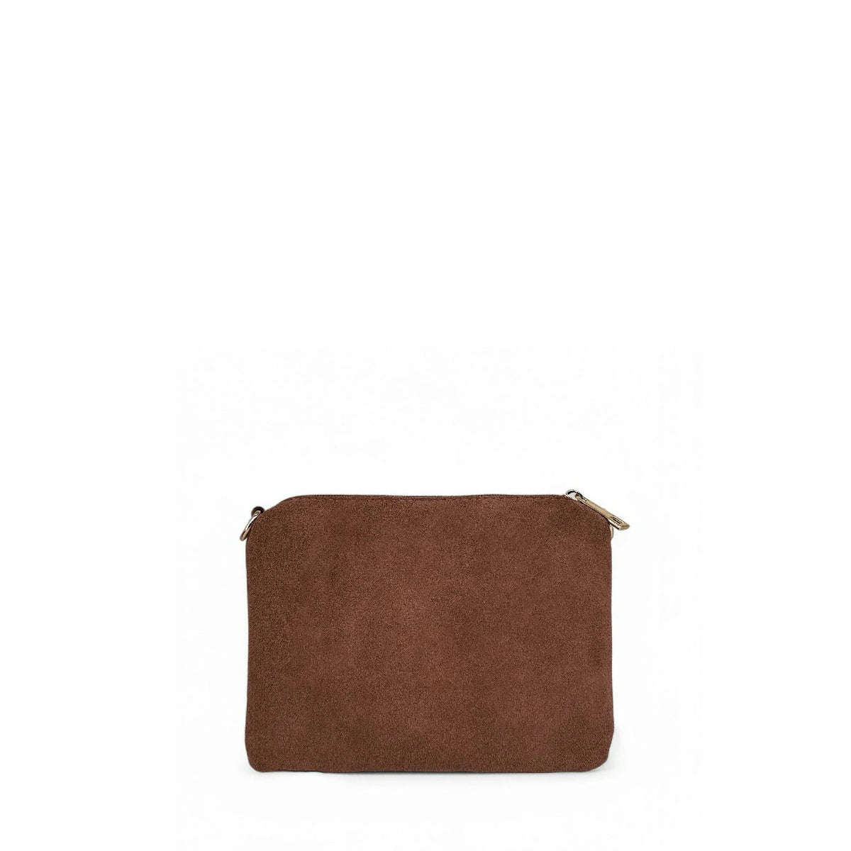Bolso de mano en ante CHARLOTTE Marrón castaño