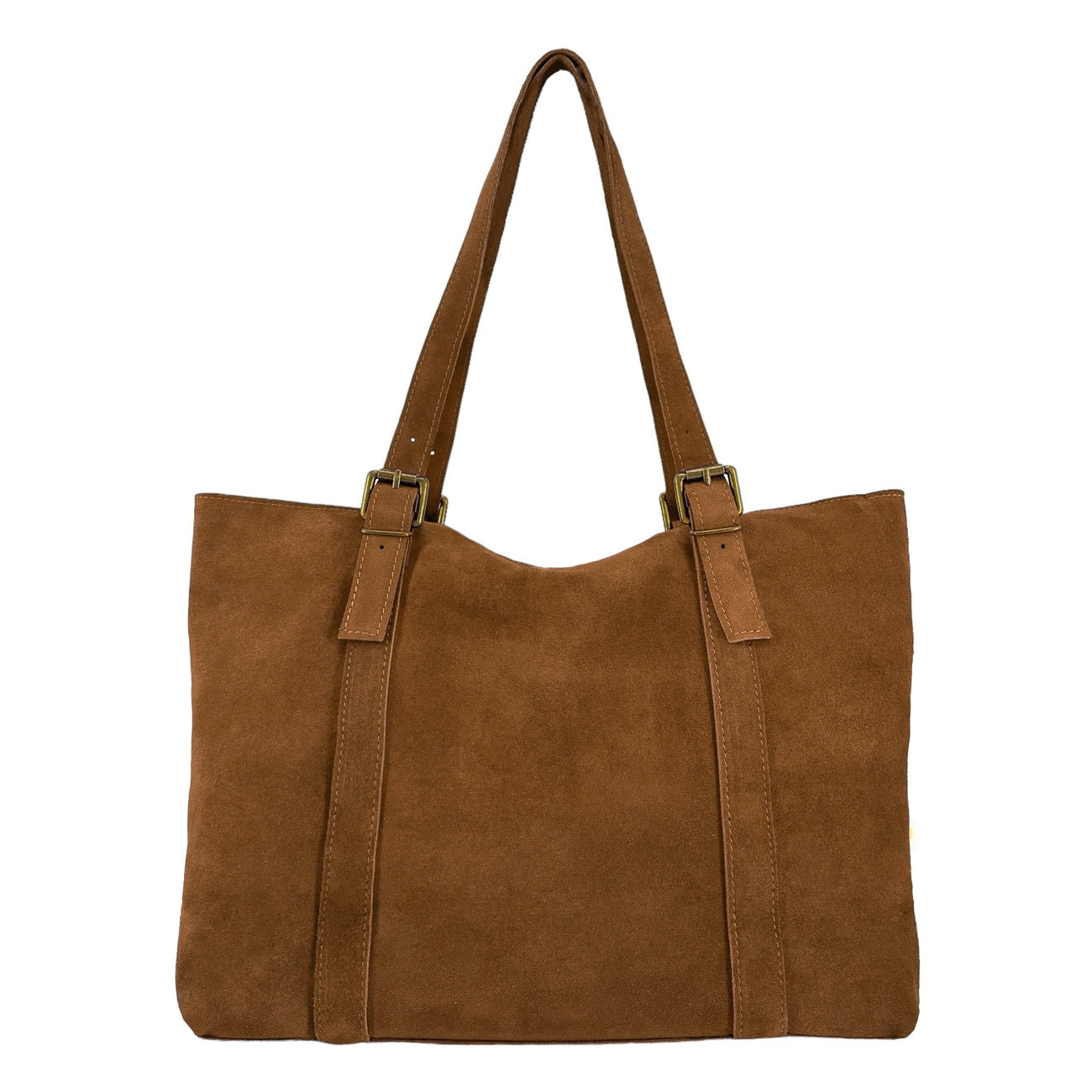 Sac cabas en daim TOKYO Marron camel