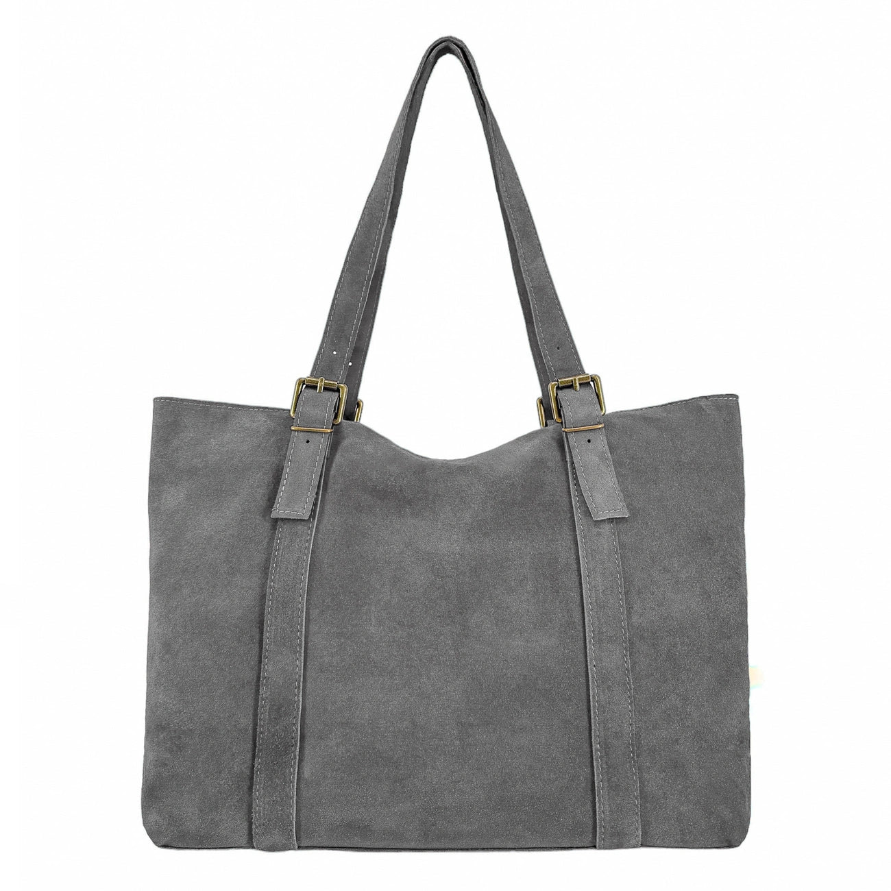 Sac cabas en daim TOKYO Gris pigeon