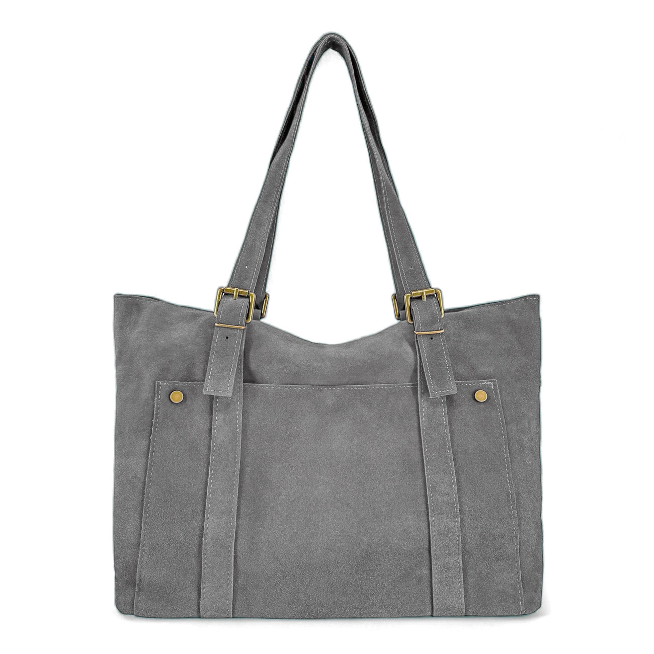 Sac cabas en daim TOKYO Gris pigeon