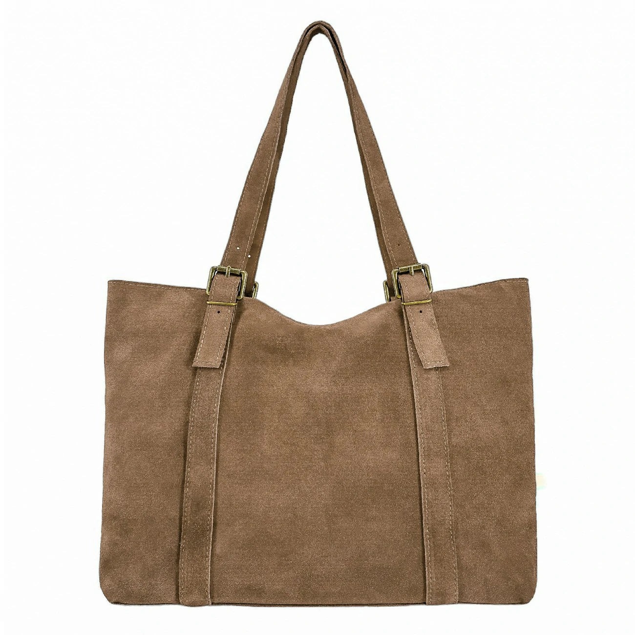 Sac cabas en daim TOKYO Taupe