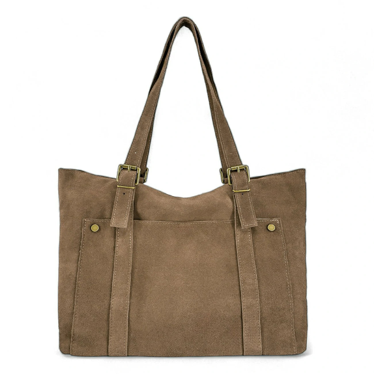 Sac cabas en daim TOKYO Taupe