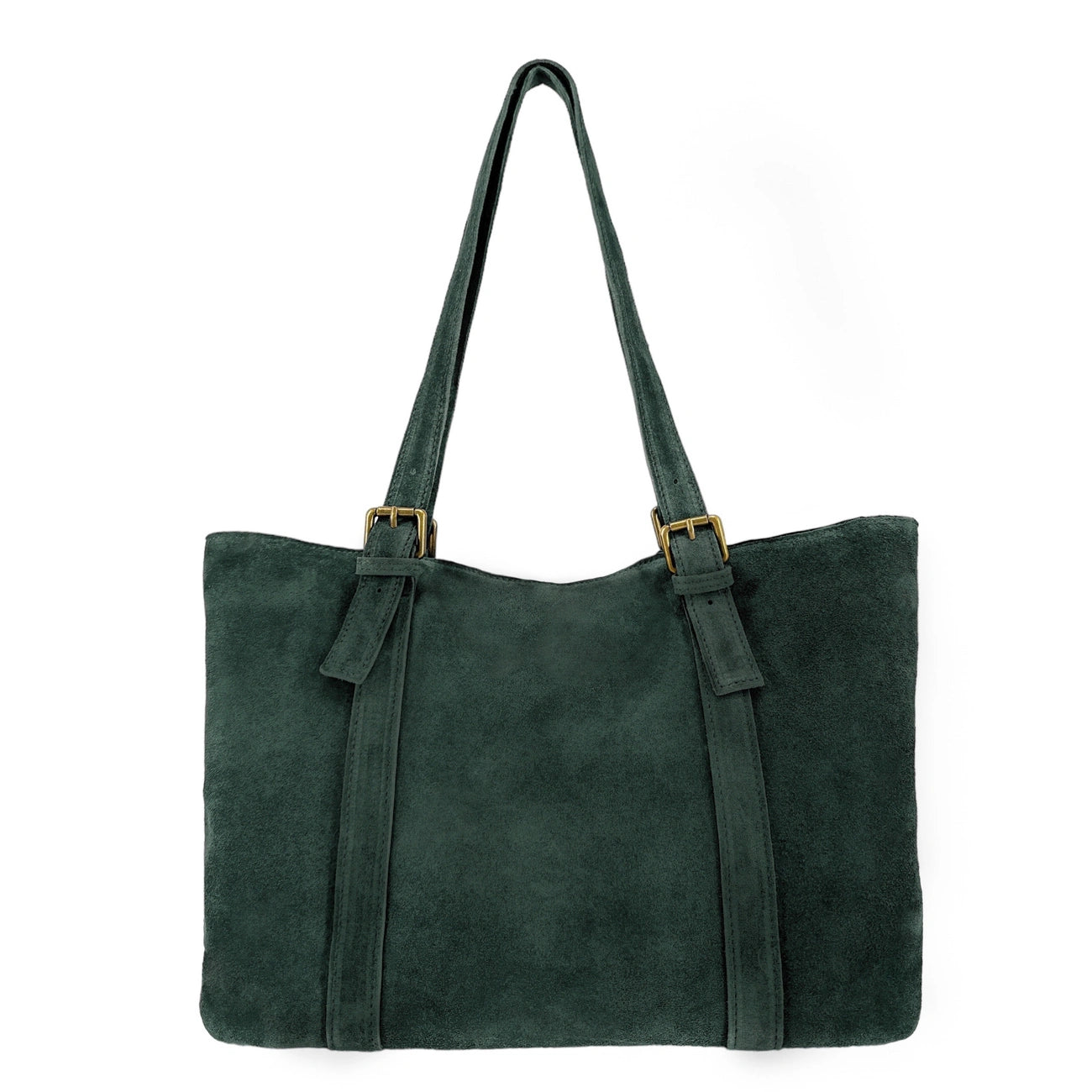 Sac cabas en daim TOKYO Vert forêt