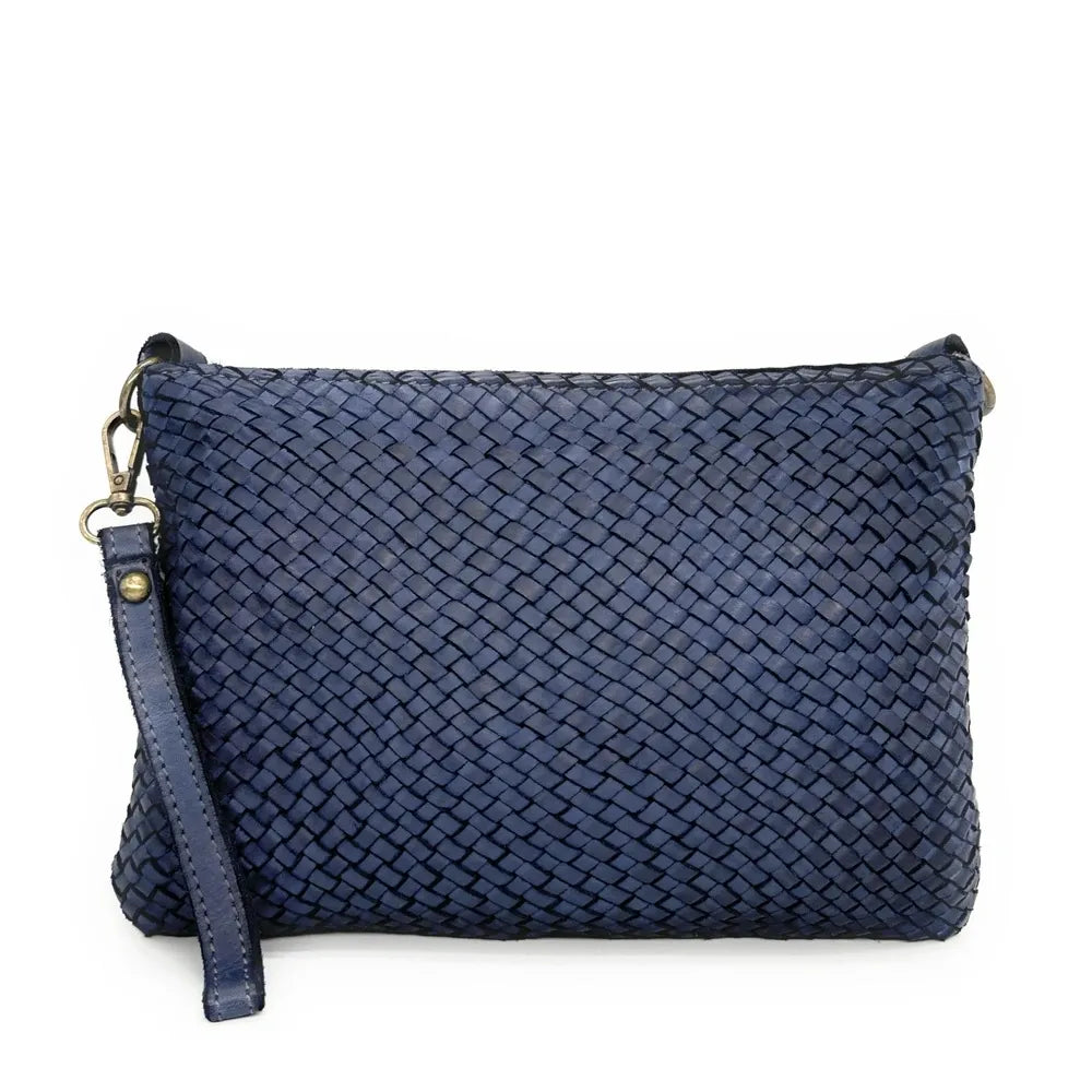 Sacs à Main Femme | Sac pochette en cuir métallisé ROXANE Champagne Sacs à Main Femme | Sac pochette en cuir métallisé ROXANE Champagne