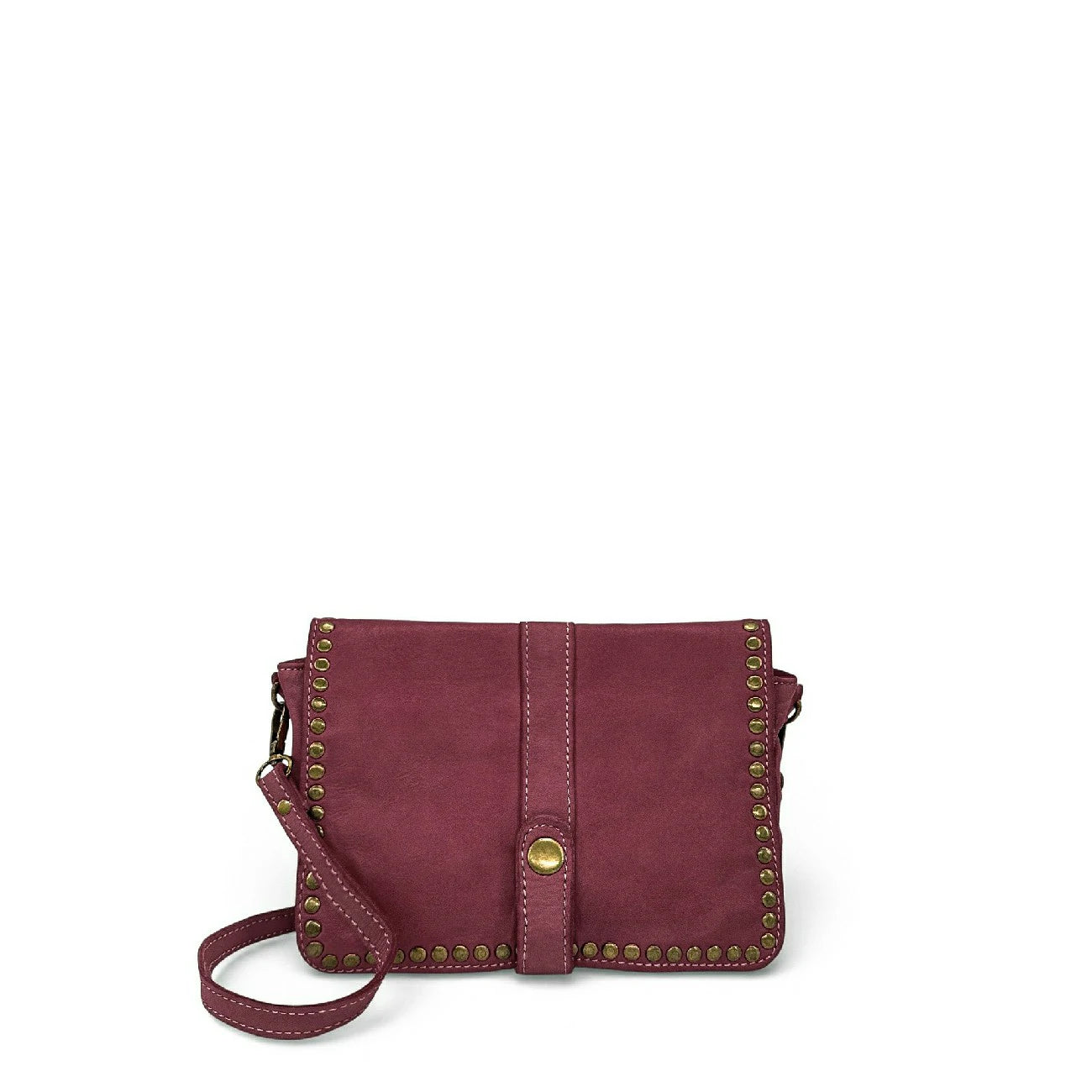 Borsa besace cinturino in pelle vintage MISS SHAN Verde inglese