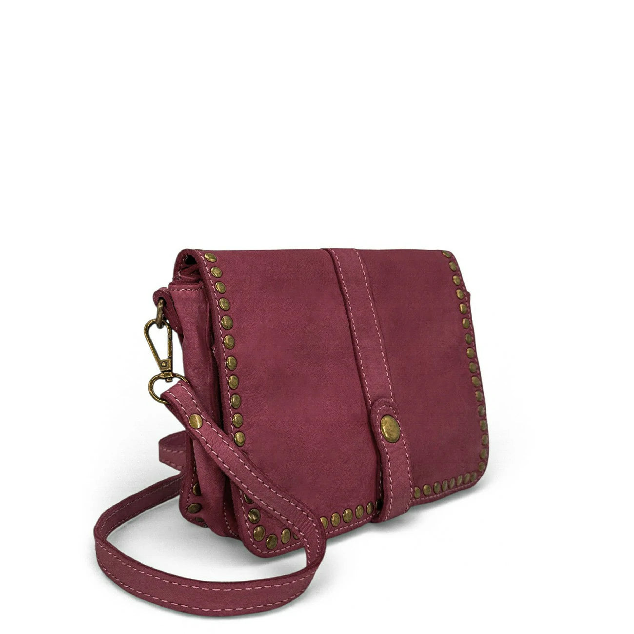 Borsa besace cinturino in pelle vintage MISS SHAN Verde inglese