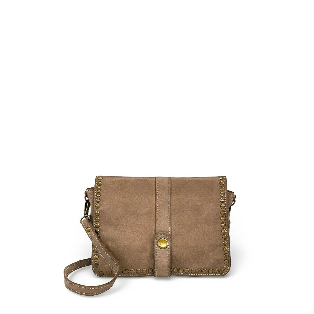 Borsa besace cinturino in pelle vintage MISS SHAN Verde inglese