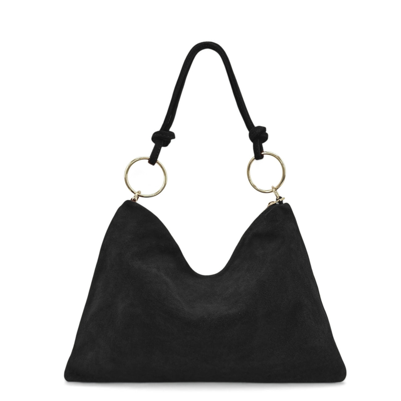 Sac pochette Hobo en daim SOA Noir