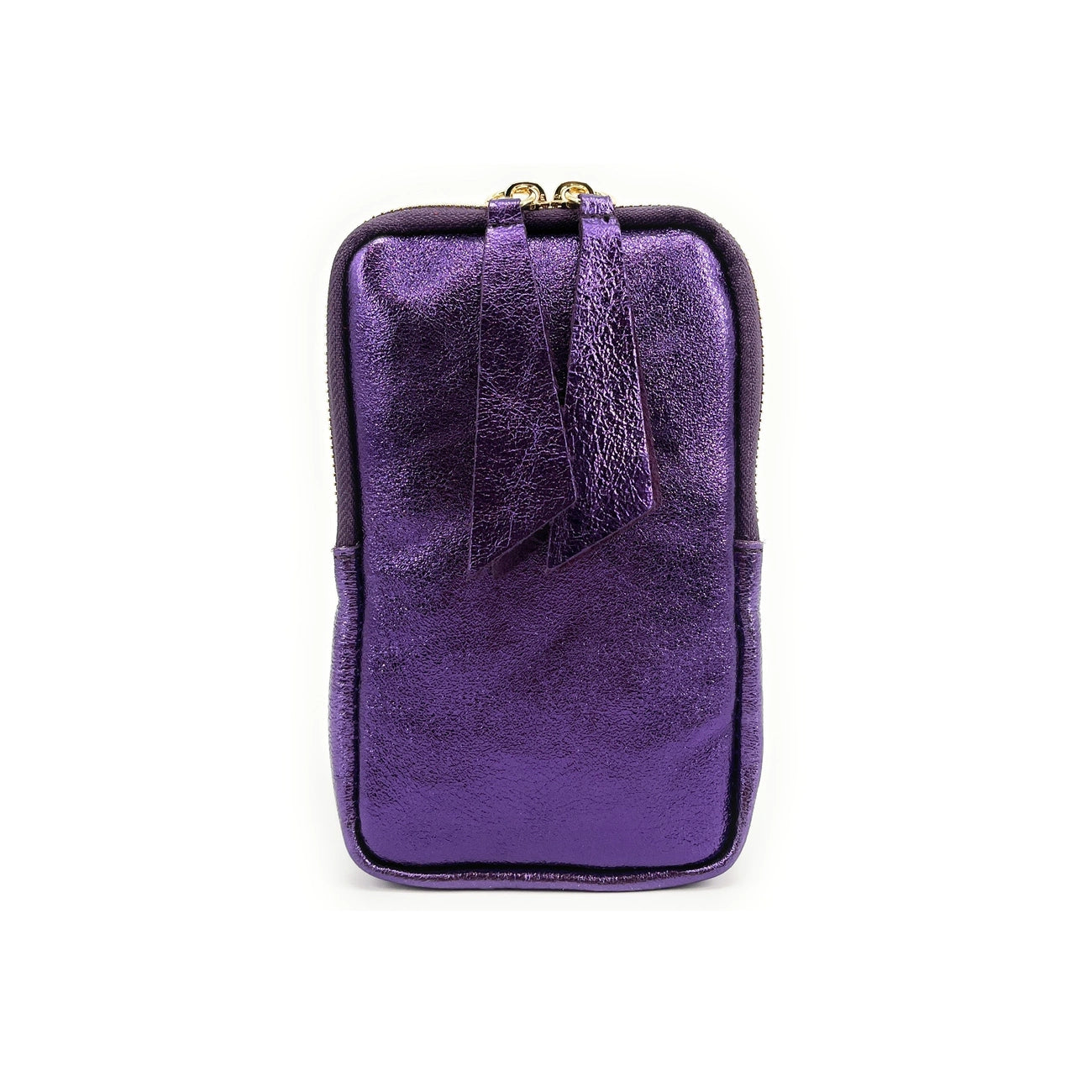Coperchio del telefono con cinturino in pelle irise LOUVRE Ametista