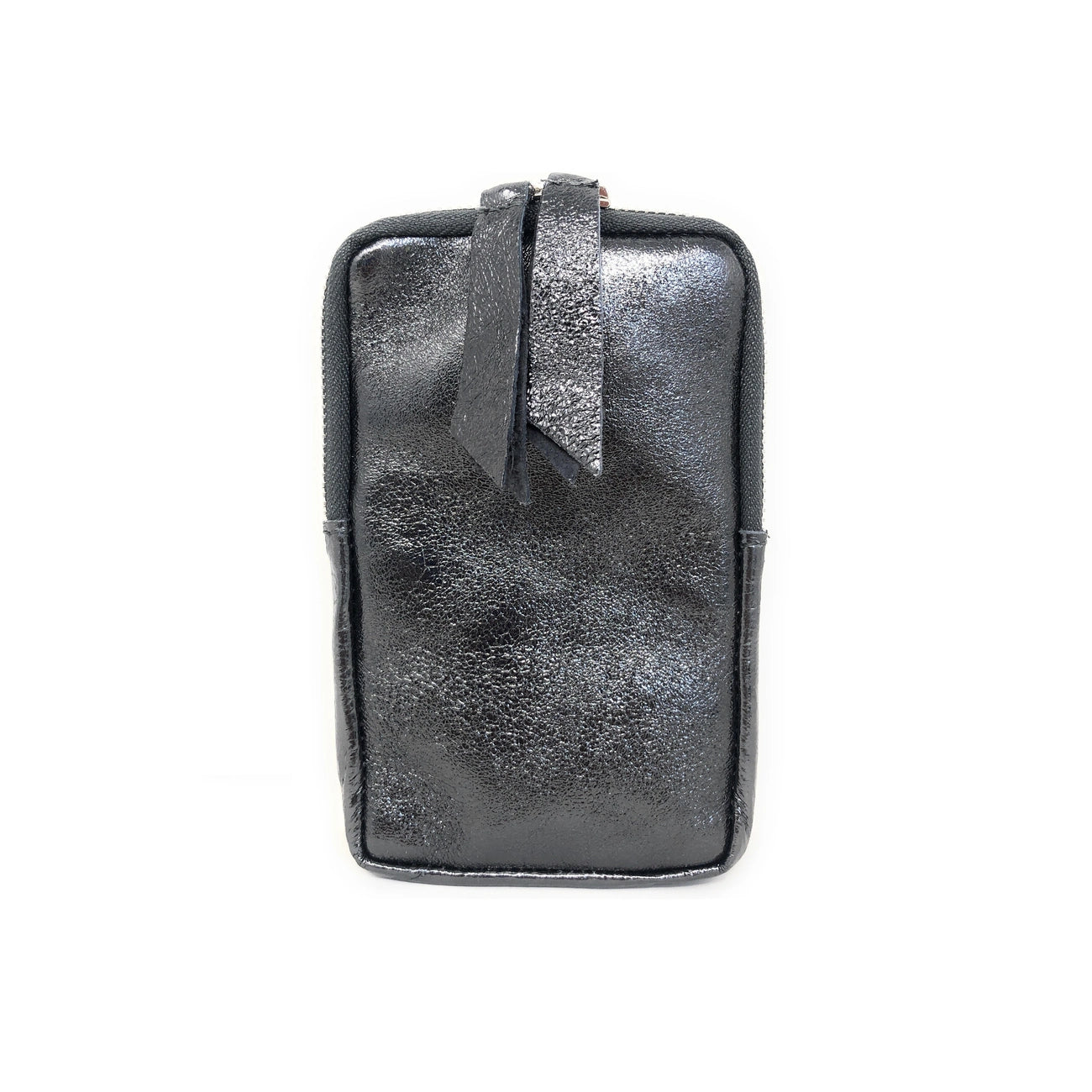Leather strap phone cover irise LOUVRE Dark silver