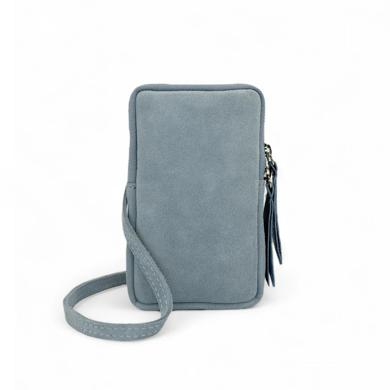 Suede strap pocket LOUVRE Purple