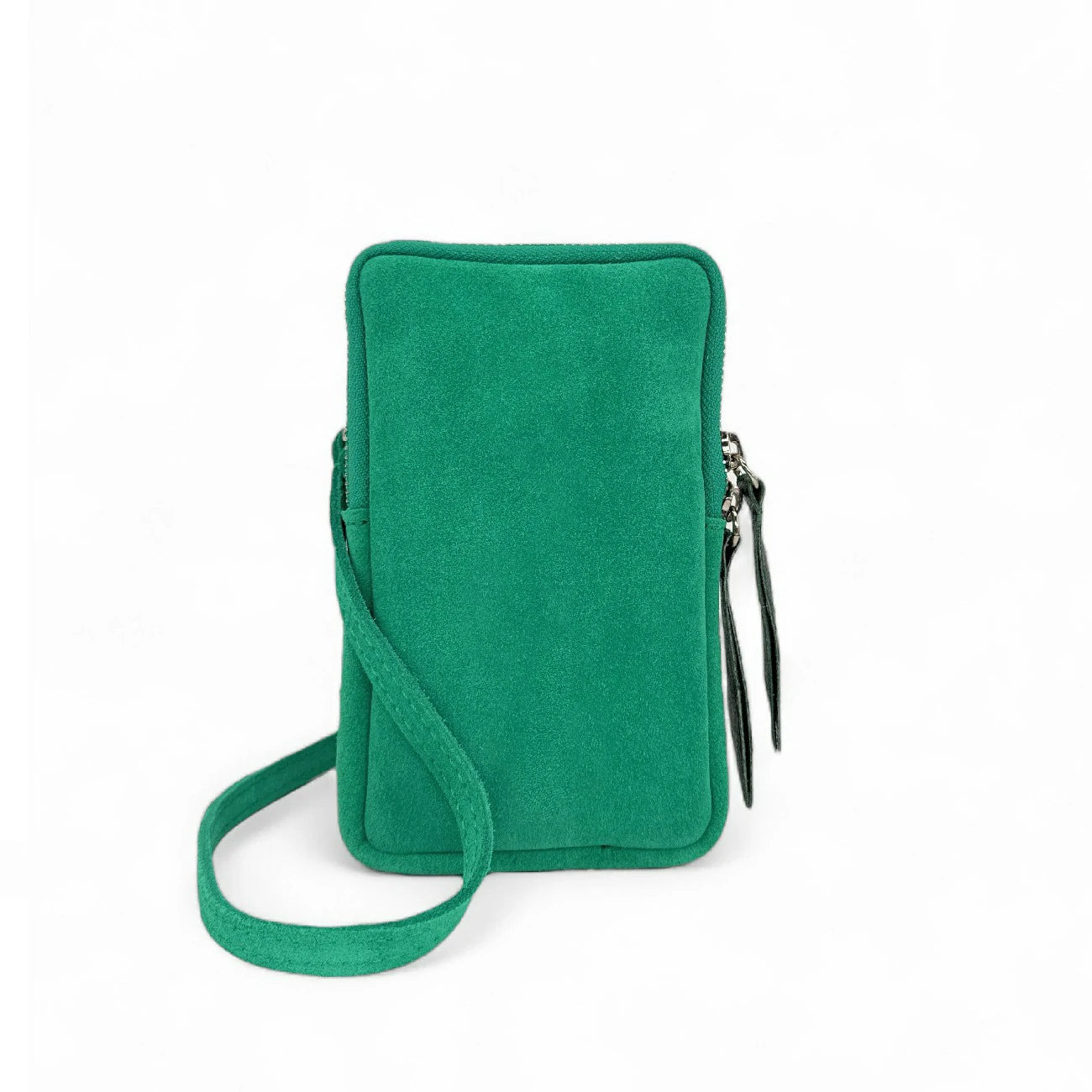 Suede strap pocket LOUVRE Purple