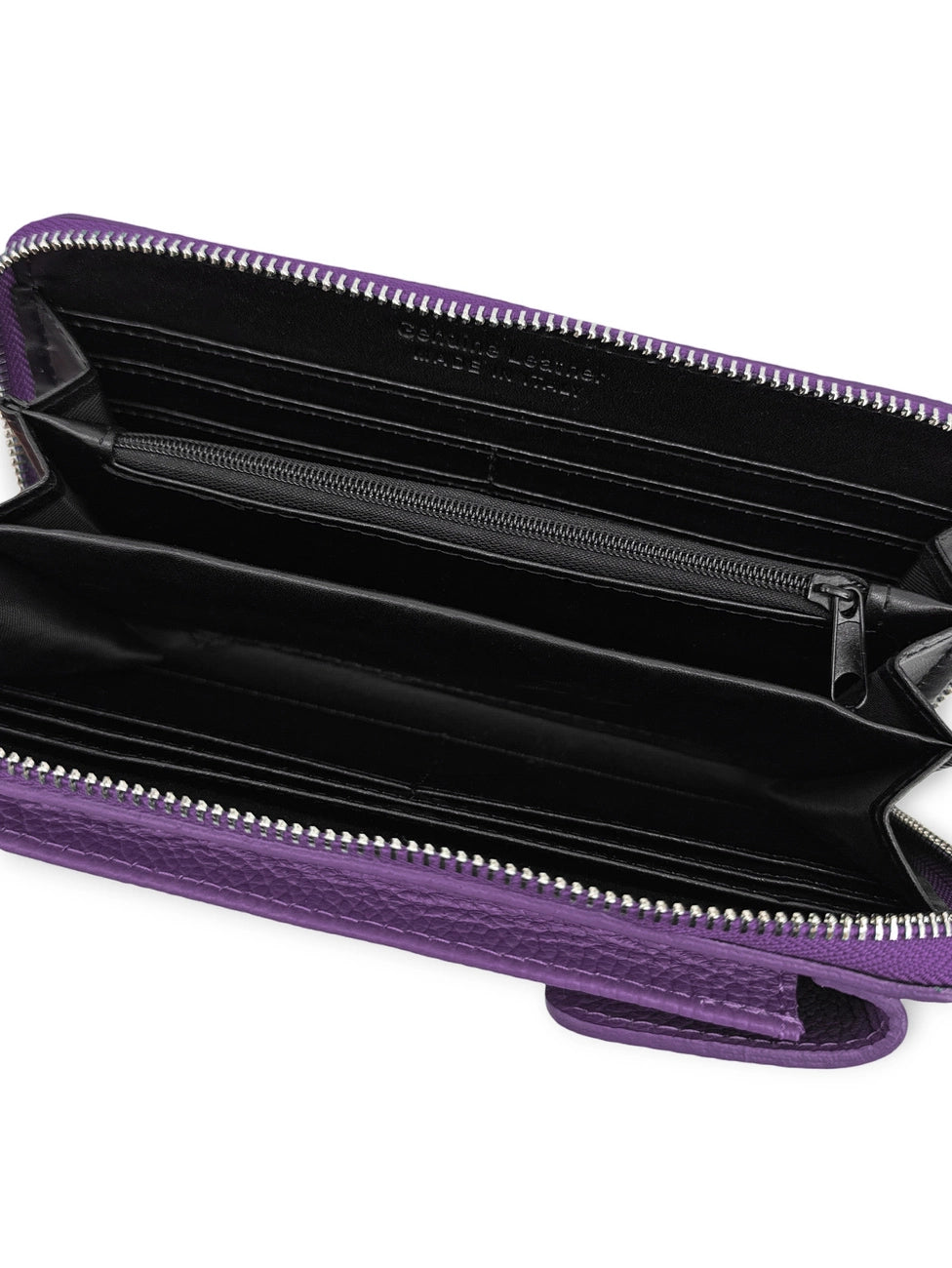 Mini borsa pochette in pelle martellata STREET Viola