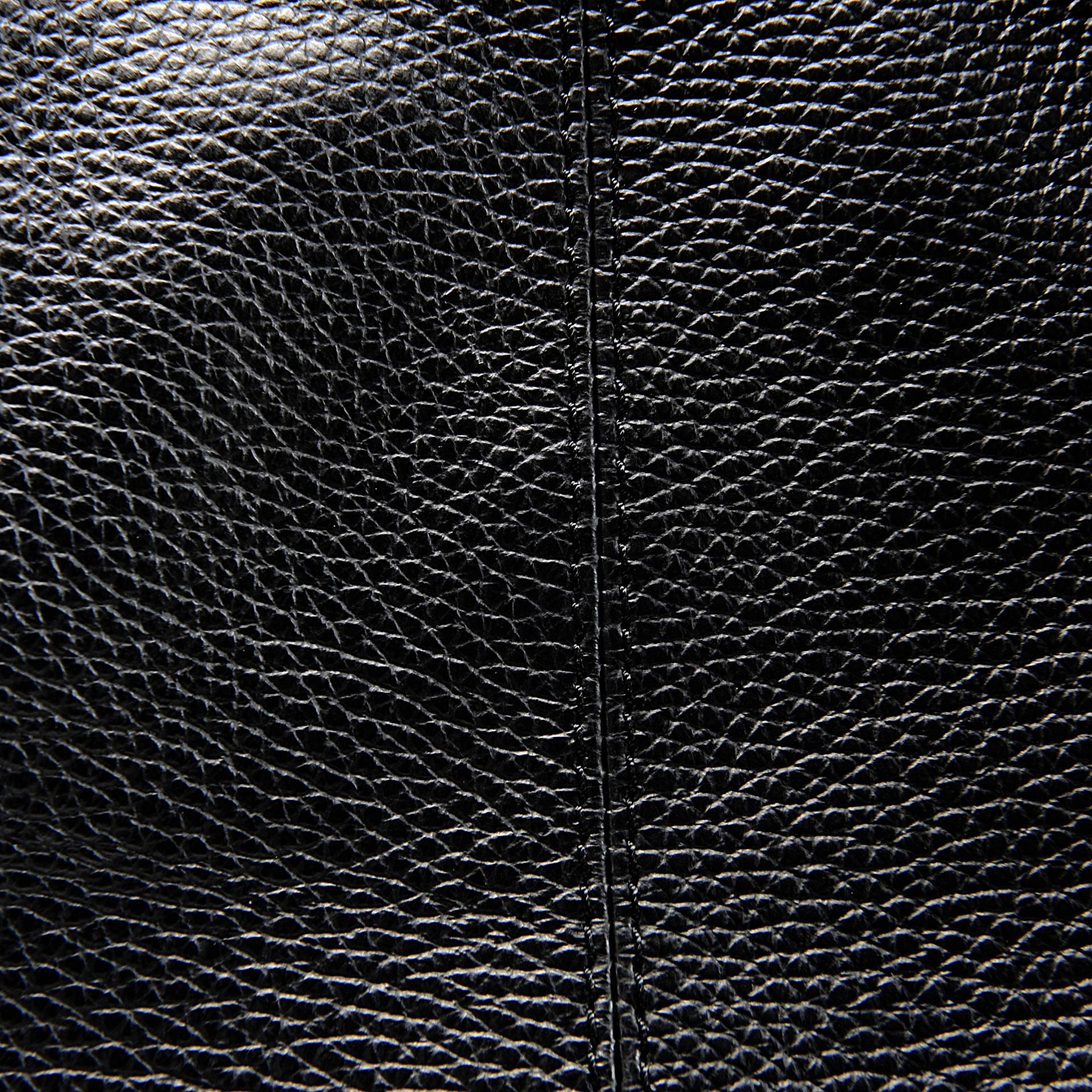 Sac porté épaule en cuir grainé BOSTON Noir