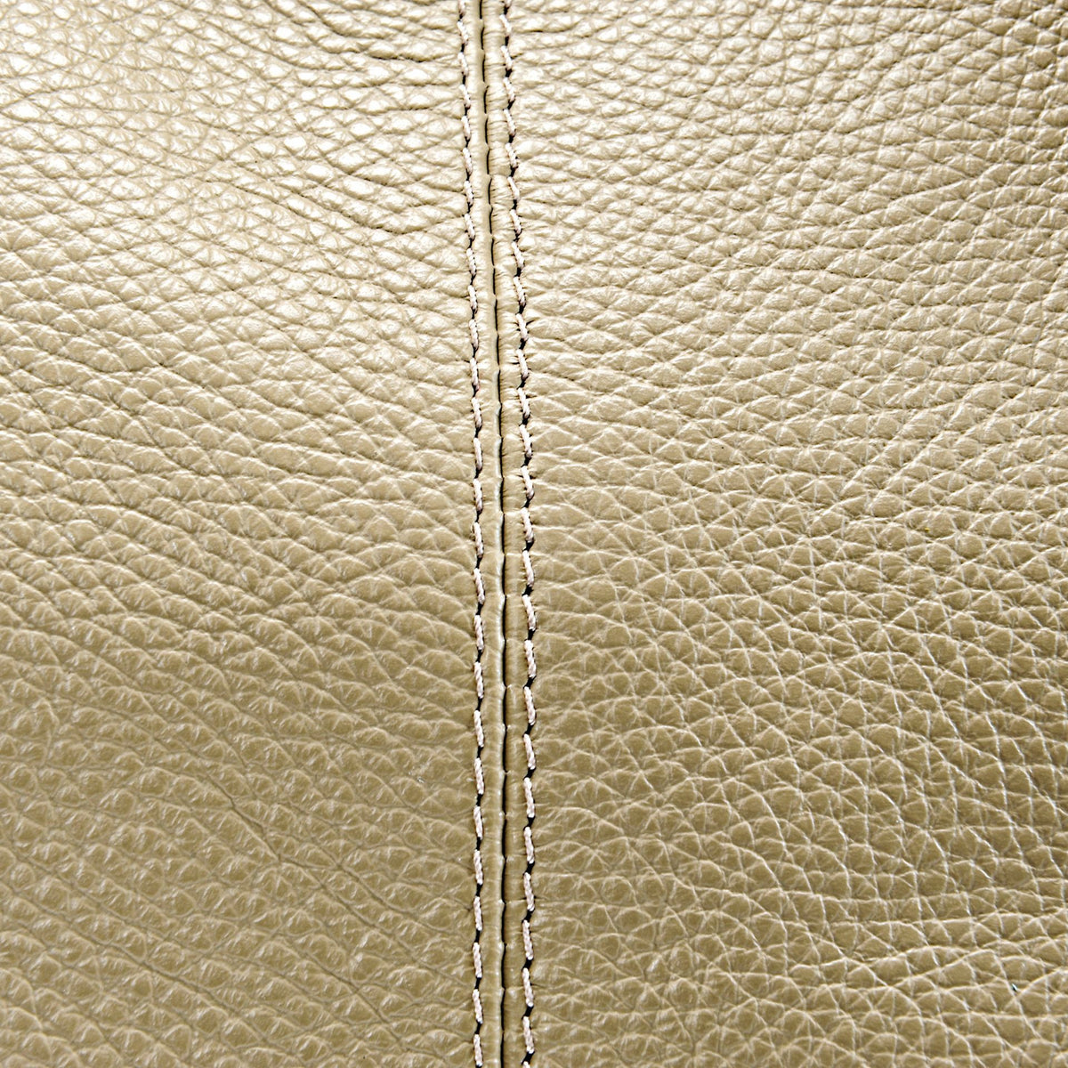 Sac porté épaule en cuir grainé BOSTON Taupe clair