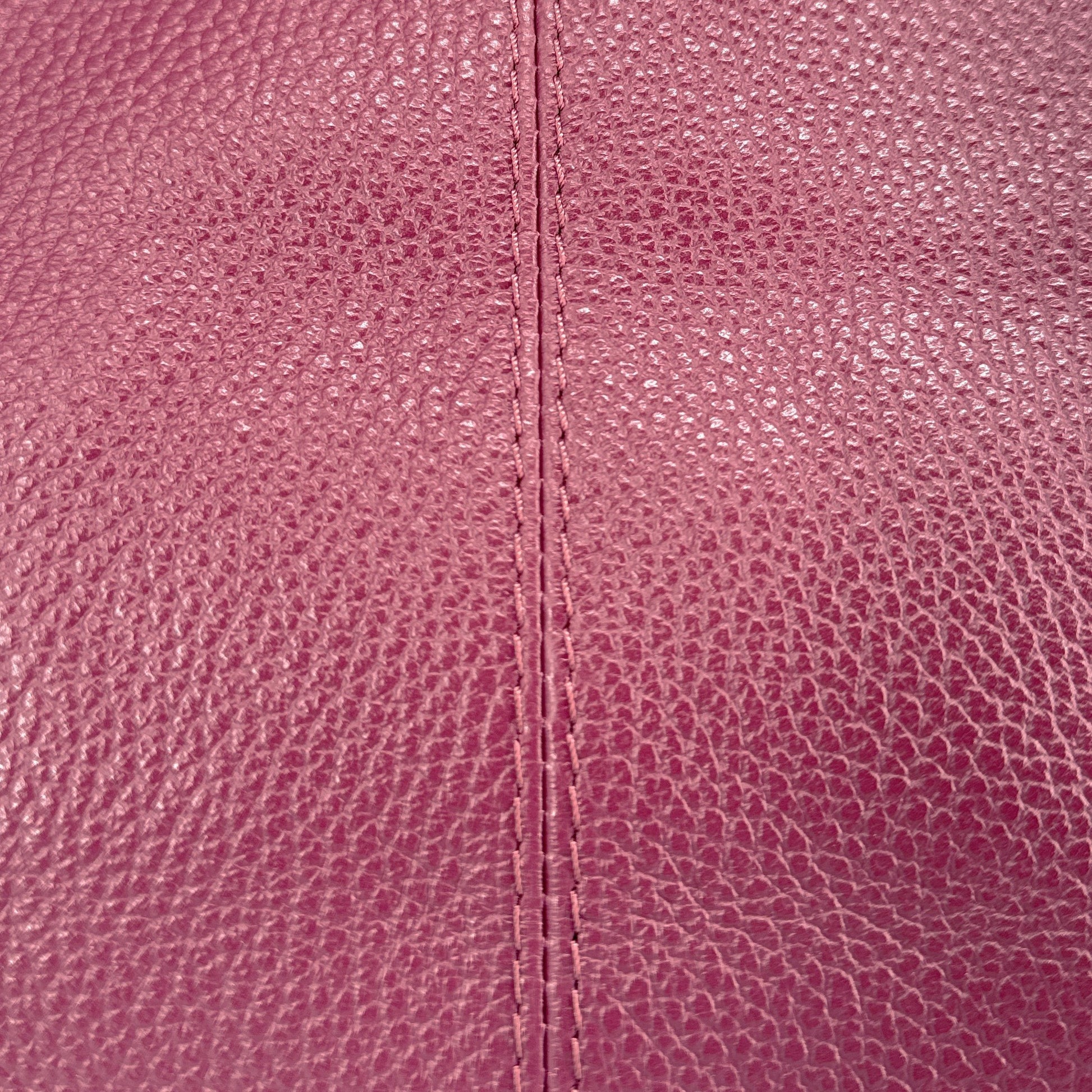 Sac porté épaule en cuir grainé BOSTON Prune