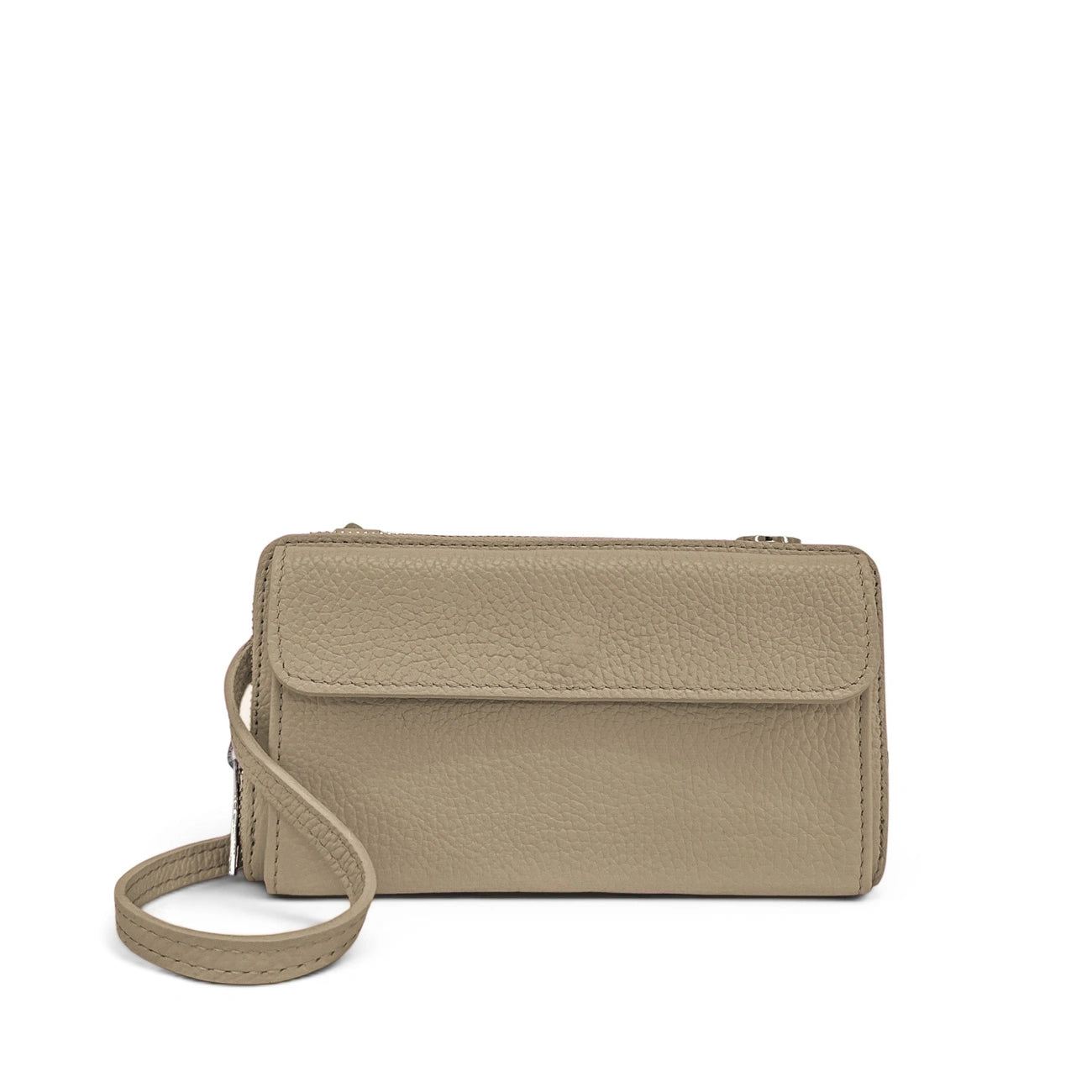 Grained leather strap wallet bag CITY Mole