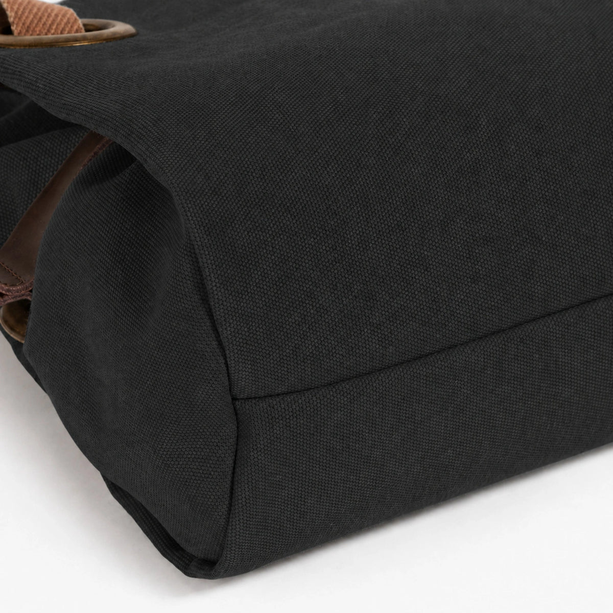 Borsa a spalla in pelle e tela PONT-DES-ARTS MINI Nero