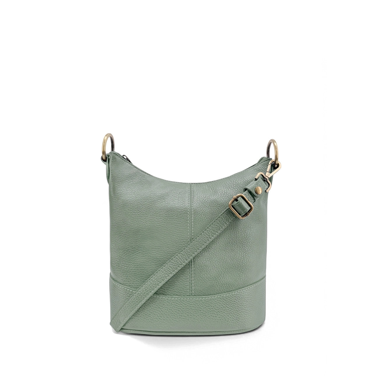 Bolso de cuero grano BEAUBOURG Verde pastel