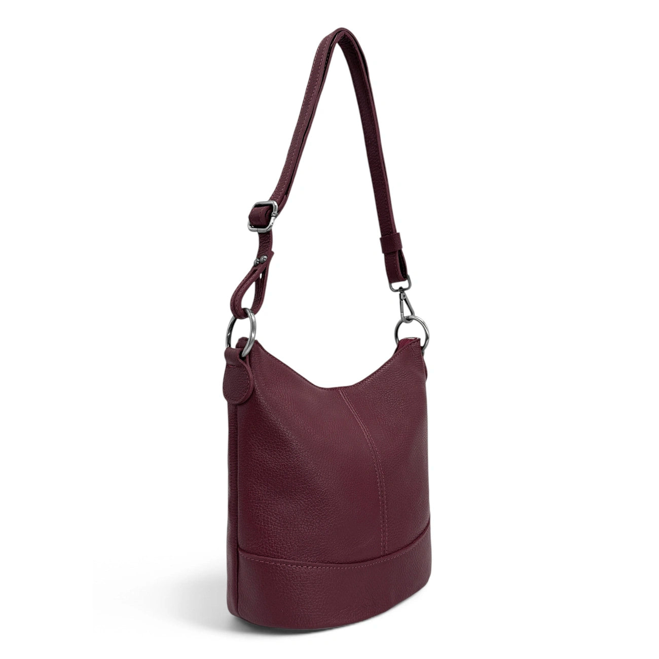 Mini-Handtasche aus geprägtem Leder MANOLA Orange
