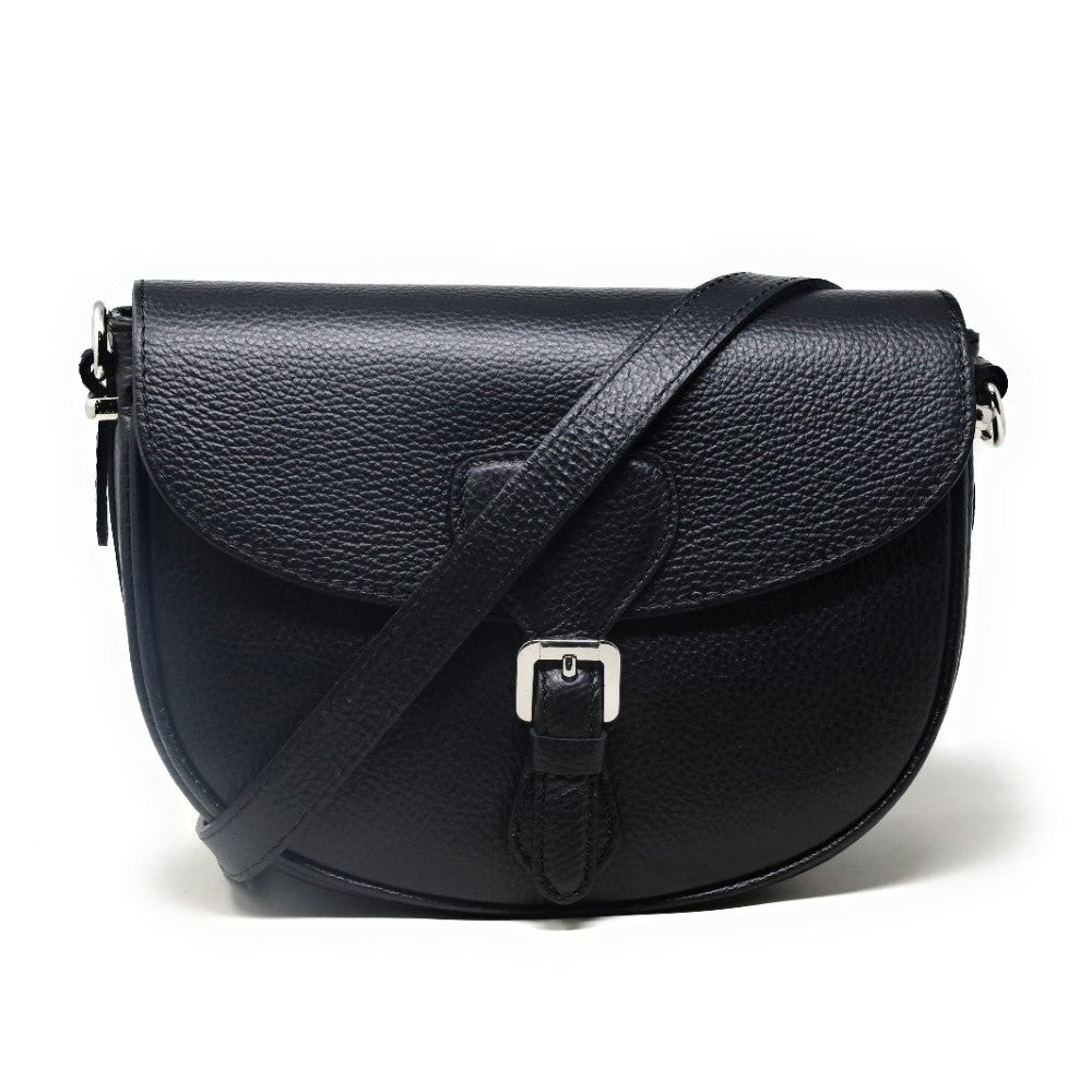 Sac trotteur en cuir grainé MASINA Noir