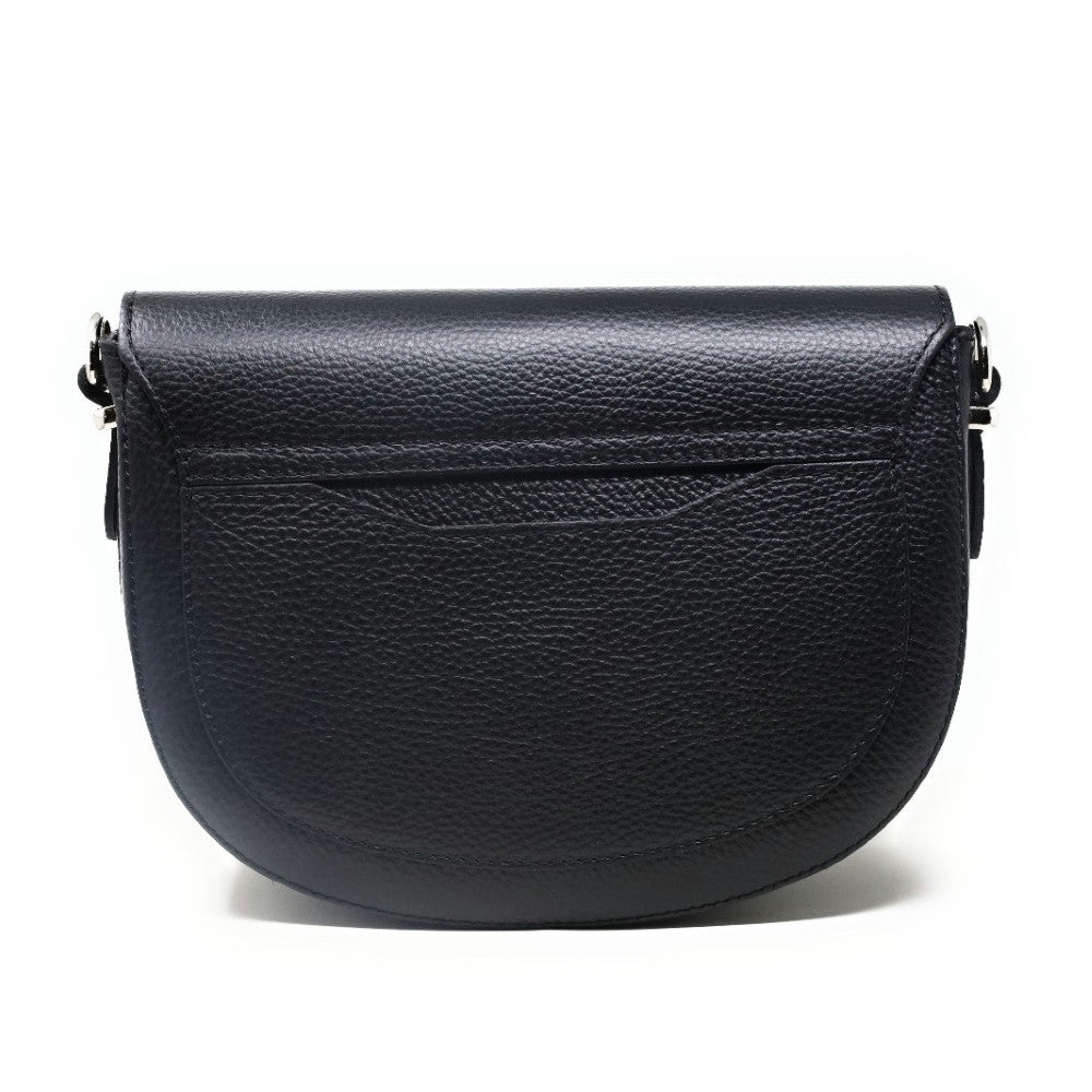 Sac trotteur en cuir grainé MASINA Noir