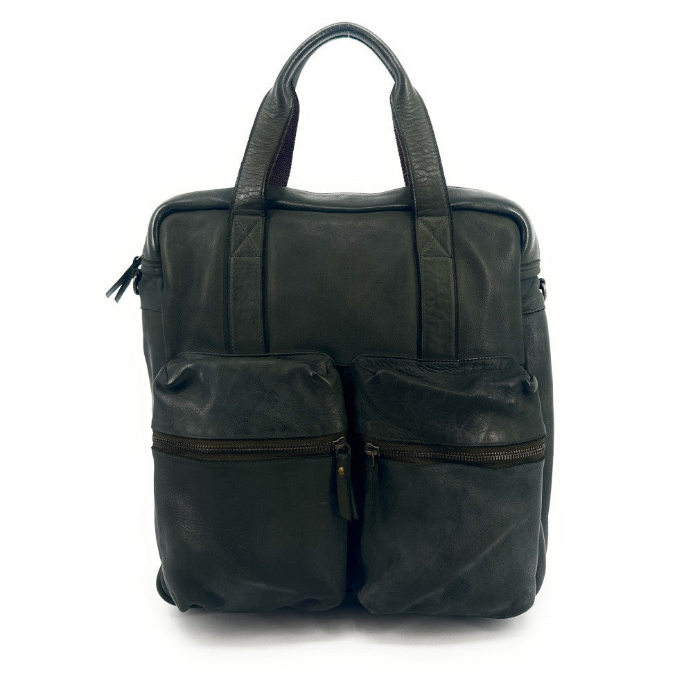 Sacoche en cuir vintage SKYWALKER Kaki