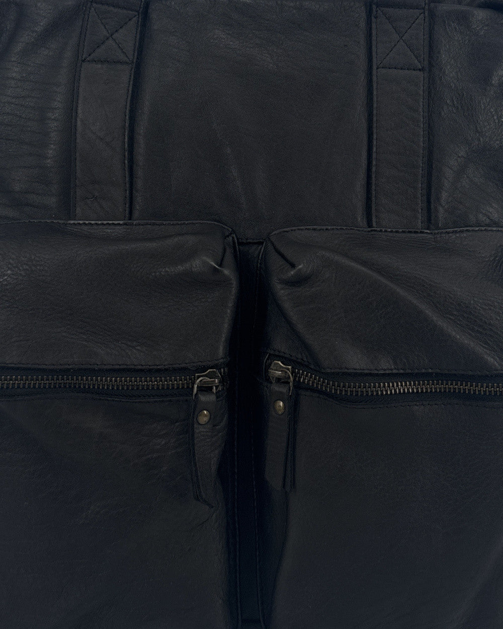 Sacoche en cuir vintage SKYWALKER Noir