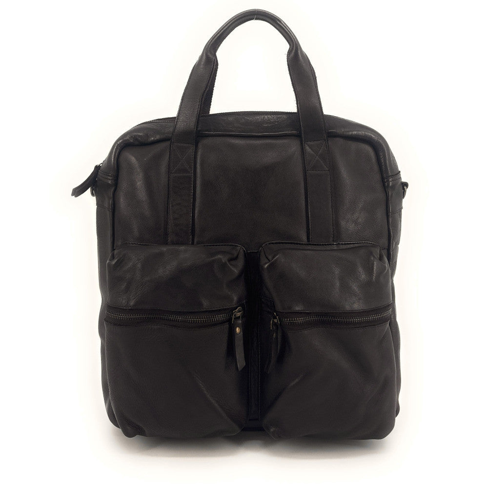 Sacoche en cuir vintage SKYWALKER Chocolat